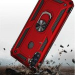 Wholesale Samsung Galaxy A11 Tech Armor Ring Grip Case with Metal Plate (Red)